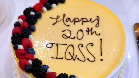 IQSS 20th anniversary cake