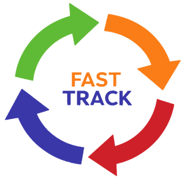arrows cycling around the words Fast Track