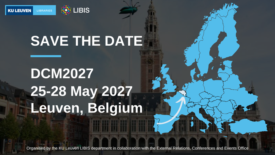 Save the date: DCM 2027, 25-28 May, Leuven, Belgium